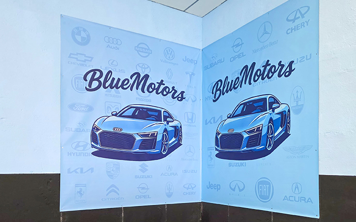 Así transformamos un concesionario sin obras | Global MonteroEl cliente quería que el espacio reflejara su estilo y personalidad. Este era el punto de partida: paredes lisas y sin identidad visual. Así transformamos un concesionario sin obras | Global Montero